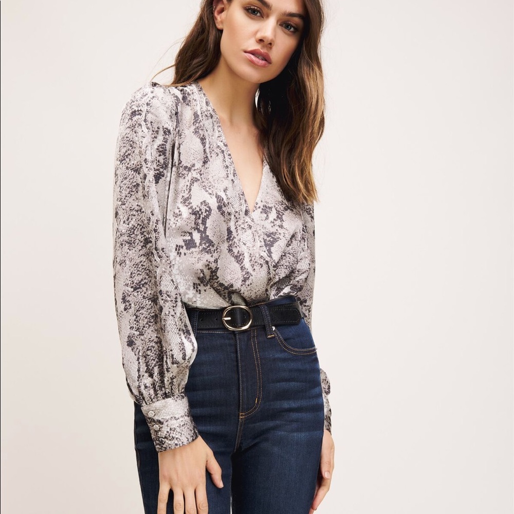 Dynamite Snake Print Bodysuit